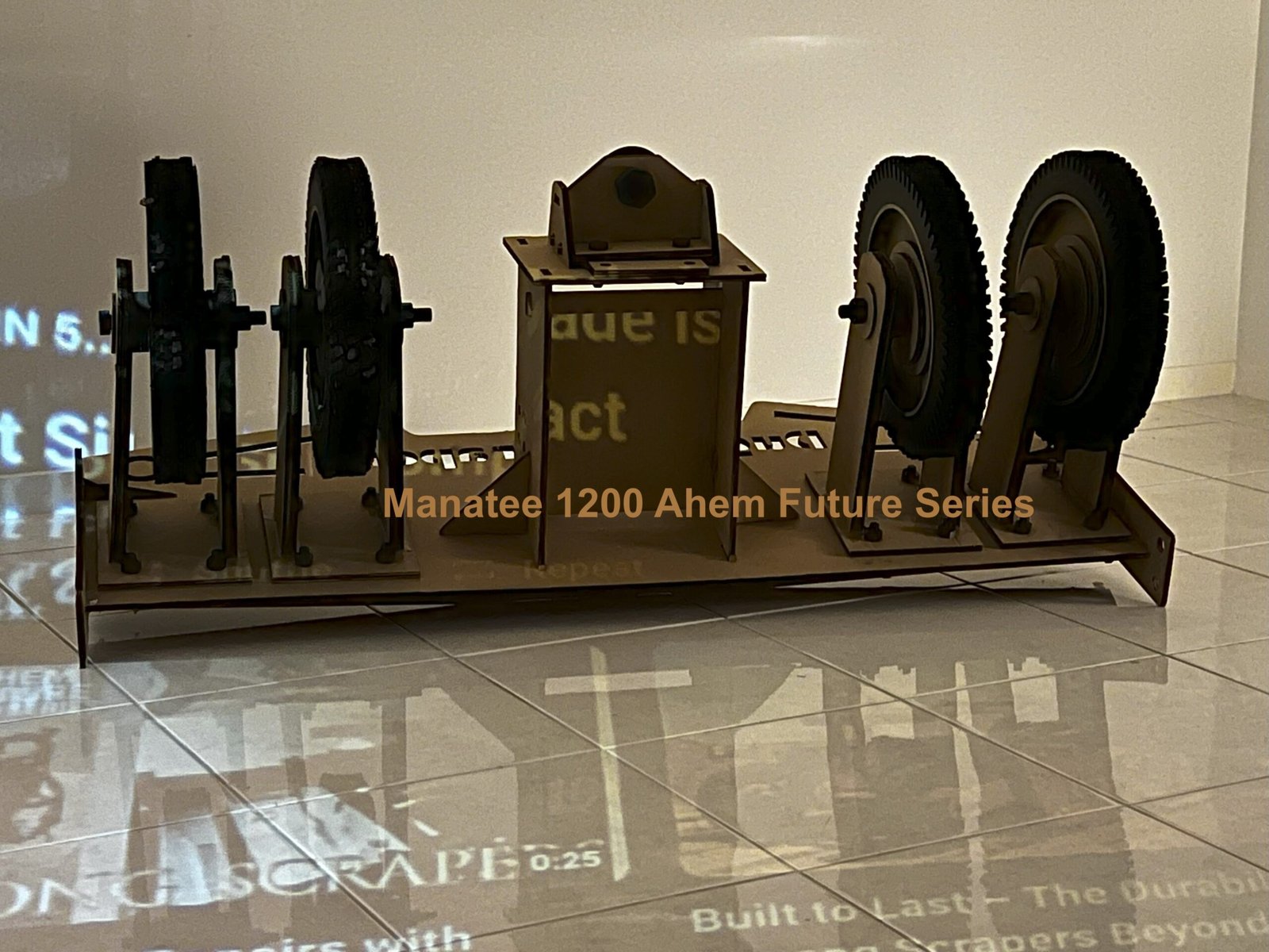 Rental (12) Ahem Future Series 1200 Rear Pull Assembly 1-7 all files .dxf - Image 2