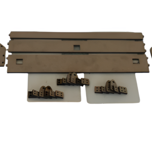 Rental (2) Hobby Model 1400/20 Apron B Series Assembly 1-12 all files .dxf