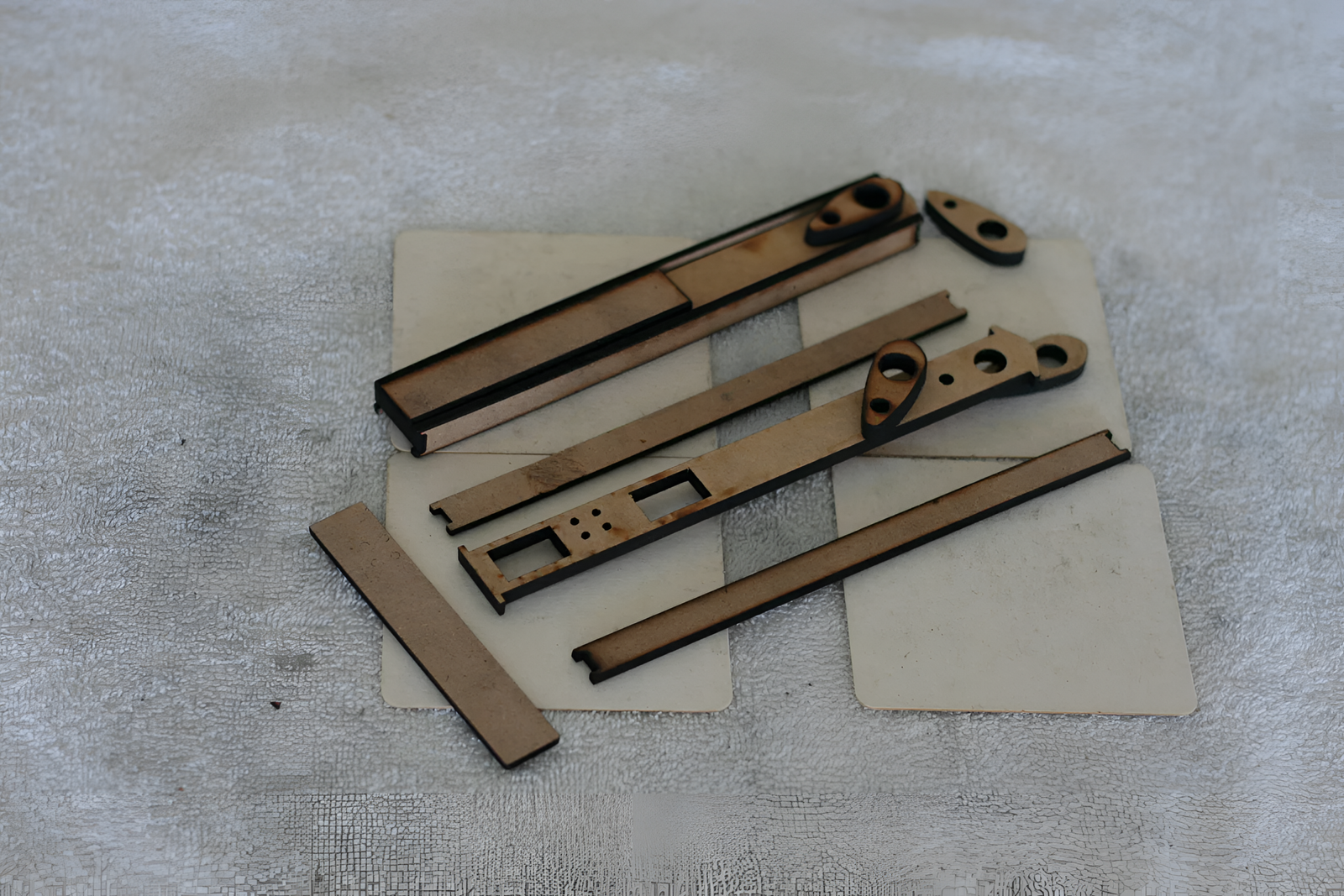 Rental (6) Ahem Future Series Hobby Model 1400/20 Front Pull Series Assembly 1-18 all files .dxf - Image 2